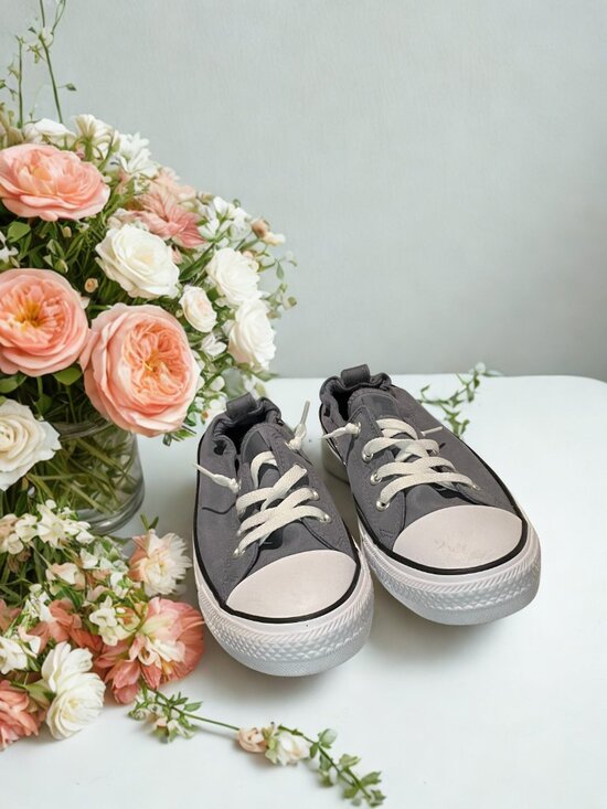 Converse Shoes - Gray Chuck Taylor Converse  - Never Worn - Size 10